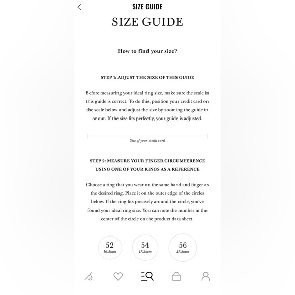 Sezane Fine Lea Ring size S - Picture 6 of 6